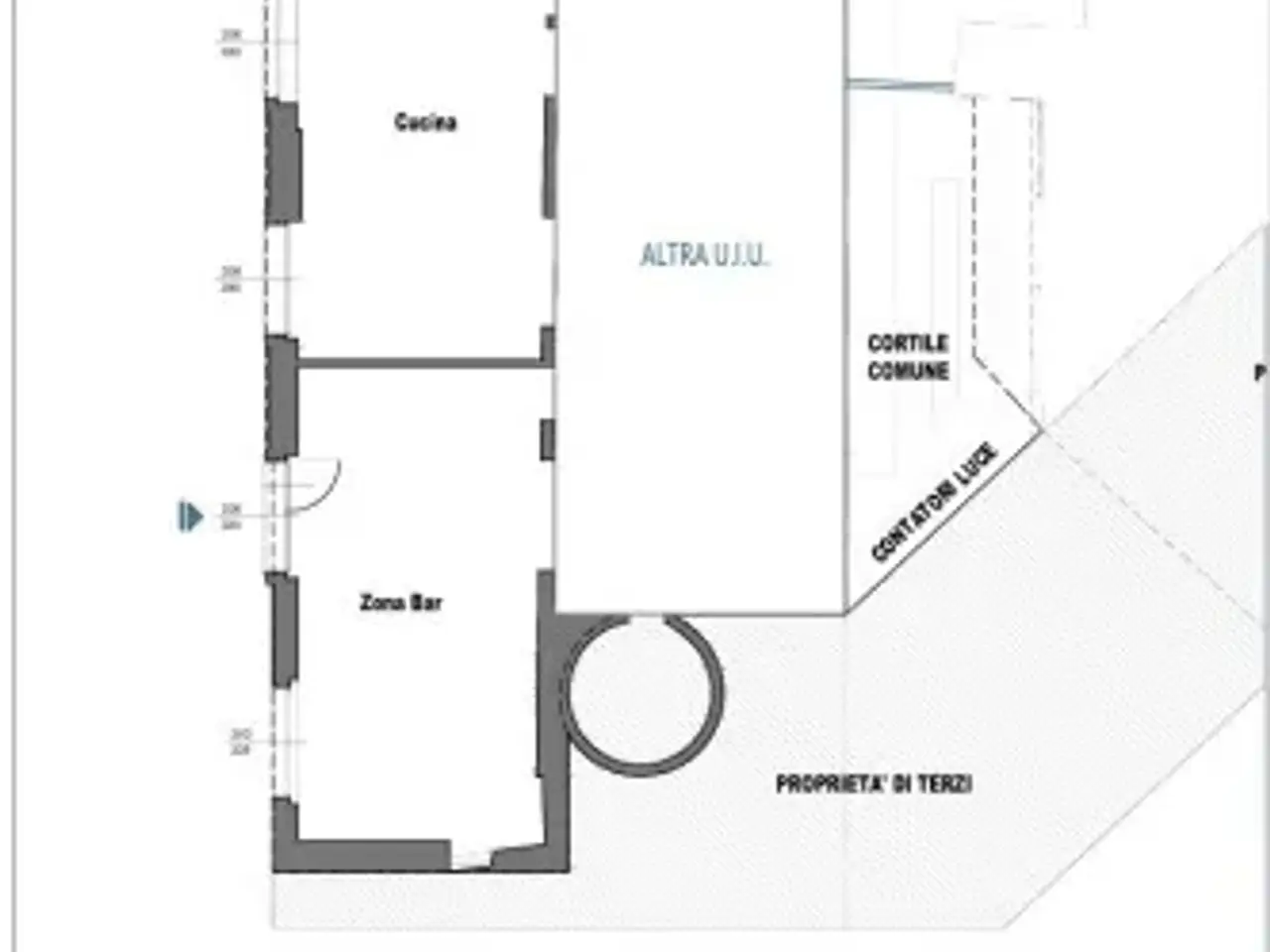 Negozio in Via Novara 216, Milano, {3} - Planimetria 1