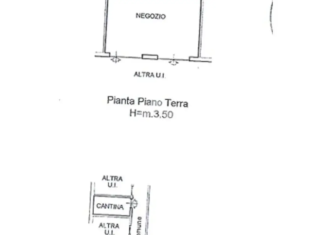 Negozio in Via Volta 8, Carnate, {3} - Planimetria 1