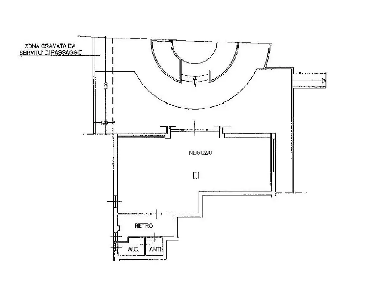Negozio in Via a. Panzini 177, Bellaria-Igea Marina, {3} - Planimetria 1