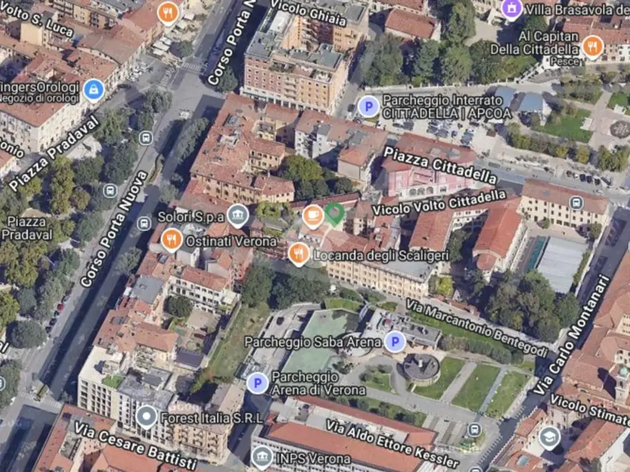 Negozio in Vicolo Volto Cittadella 14, Verona, {3} - Planimetria 1