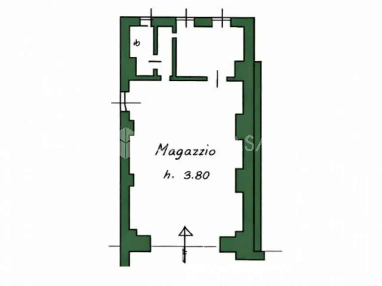 Negozio in Via Giovanni Amendola 3b, Bologna, {3} - Planimetria 1