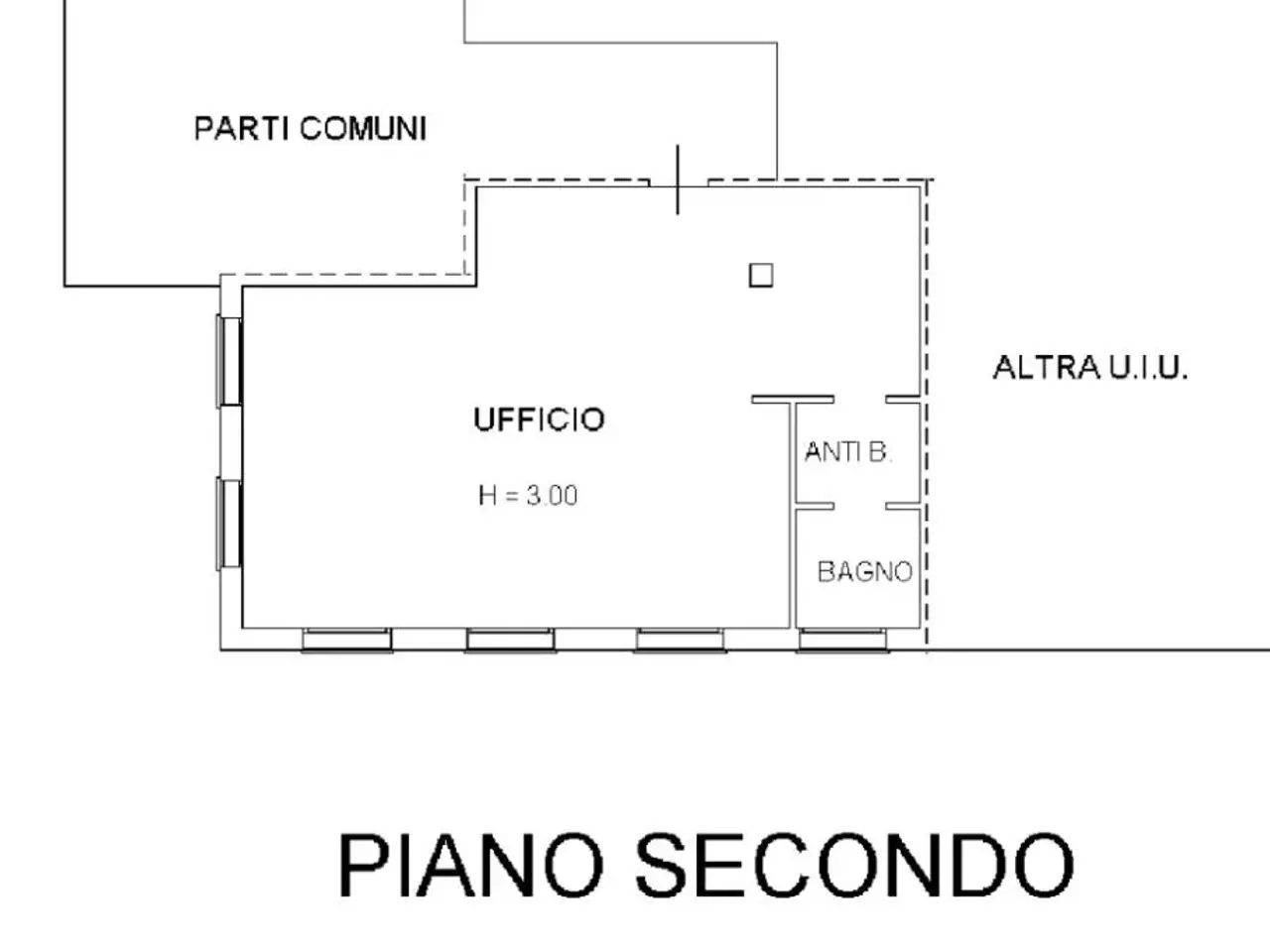 Ufficio in Via Gramsci 43, Reggio Emilia, {3} - Planimetria 1