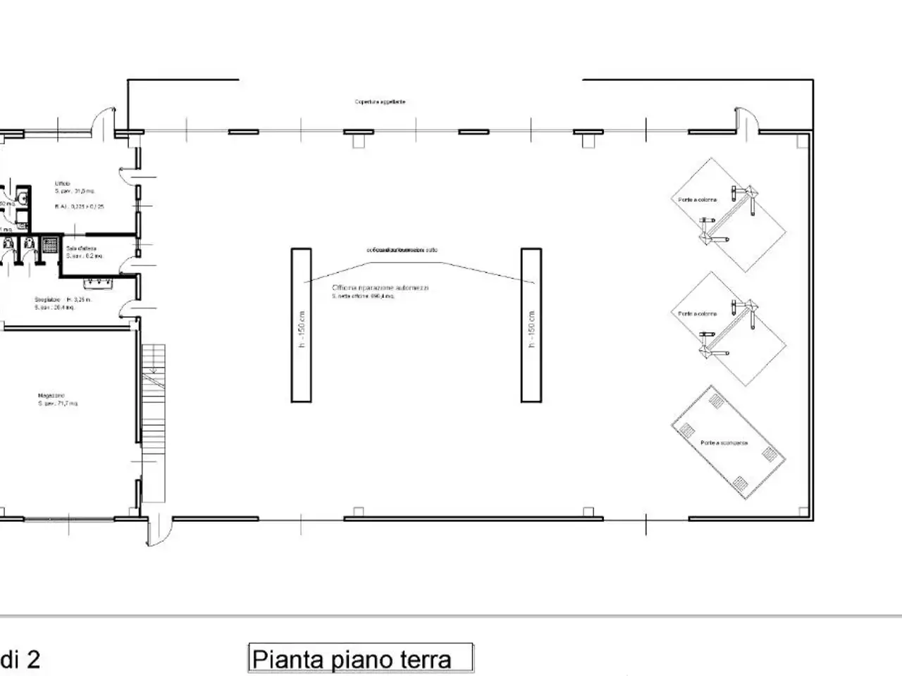 Capannone in Str. della Mussina, Piacenza, {3} - Planimetria 1