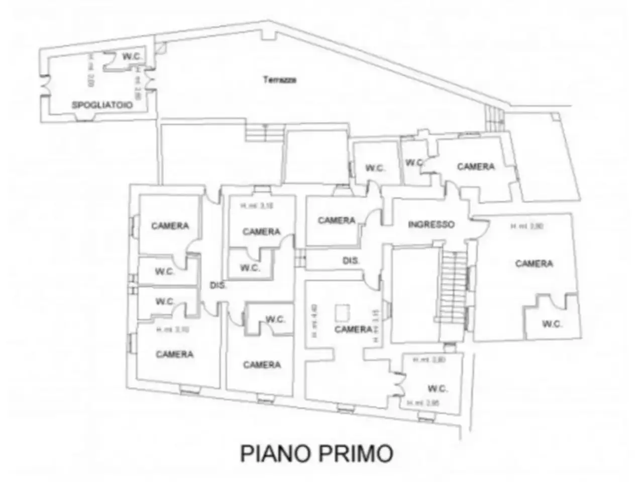 Hotel in Via Strada Vecchia, Foligno, {3} - Planimetria 1