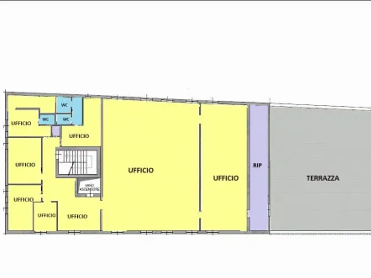 Ufficio in Via Bainsizza 14, Brescia, {3} - Planimetria 1