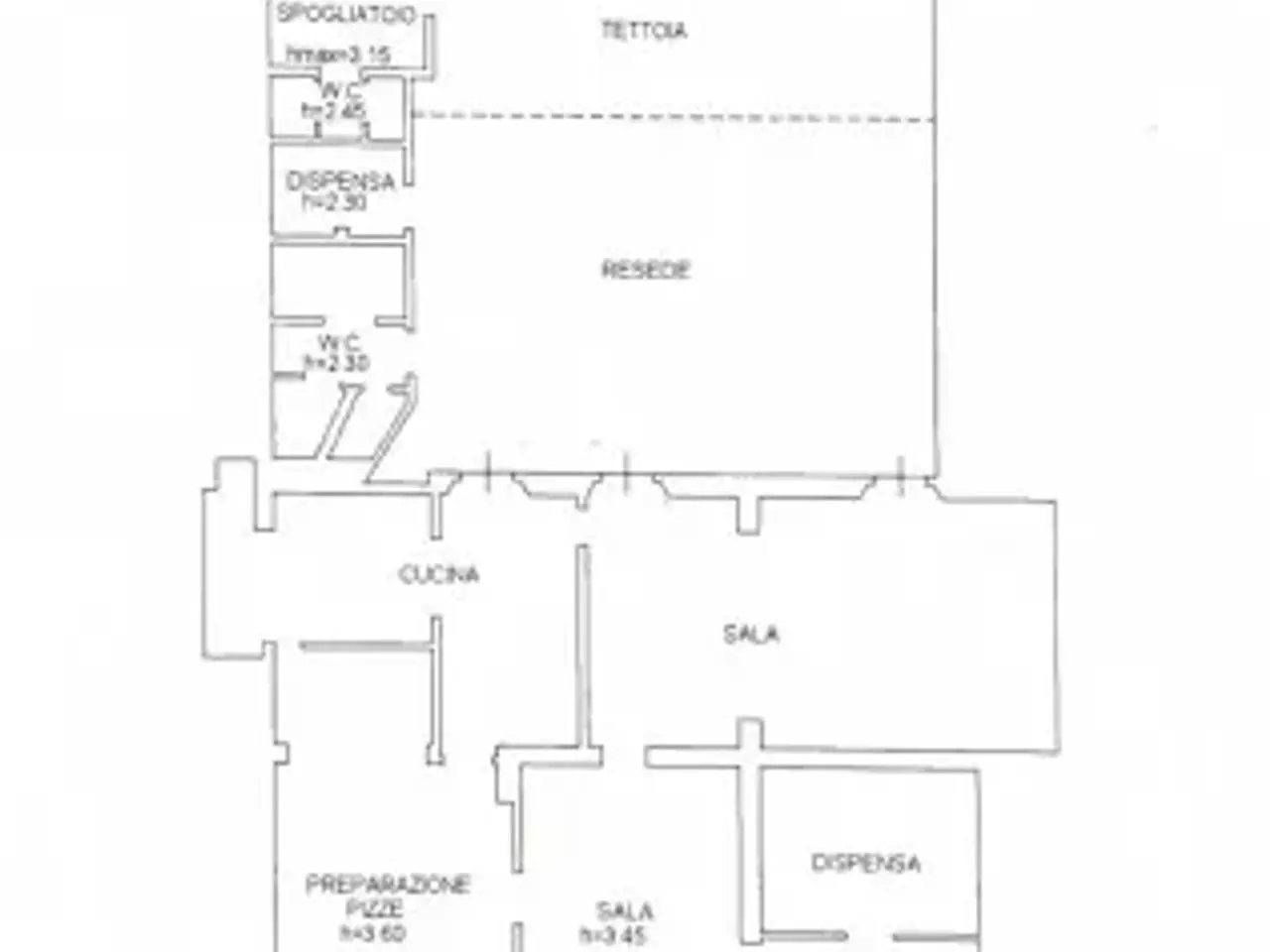 Ristorante in Via delle Porte Nuove 17, Firenze, {3} - Planimetria 1