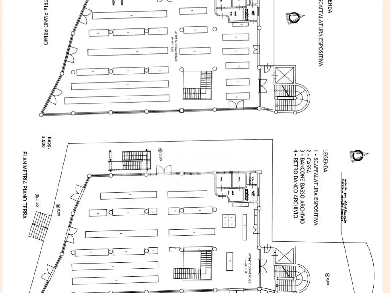 Negozio in Via Alcide De Gasperi Snc, Santa Maria Di Licodia, {3} - Planimetria 1