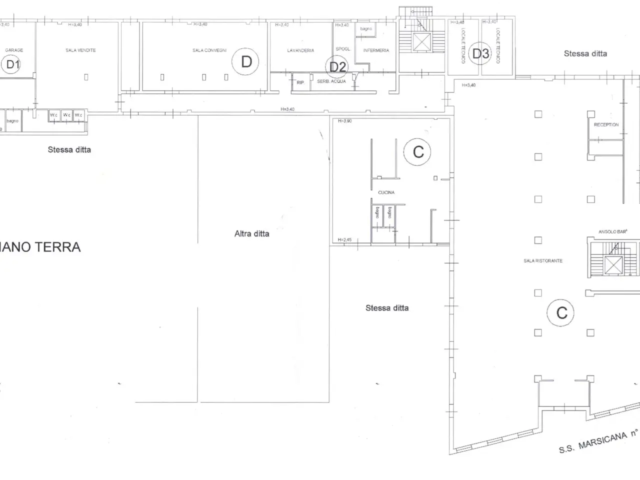 Albergo in Ss 83, Alfedena, {3} - Planimetria 1
