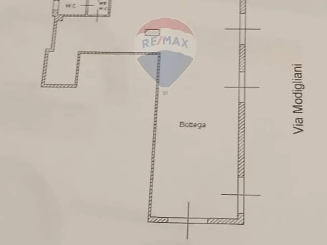 Negozio in Via Giovanni Fattori 22, Catania, {3} - Planimetria 1