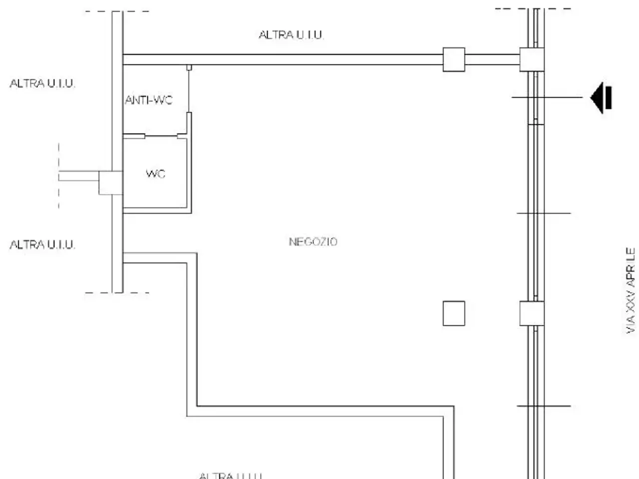 Negozio in Via XXV Aprile, Bormio, {3} - Planimetria 1