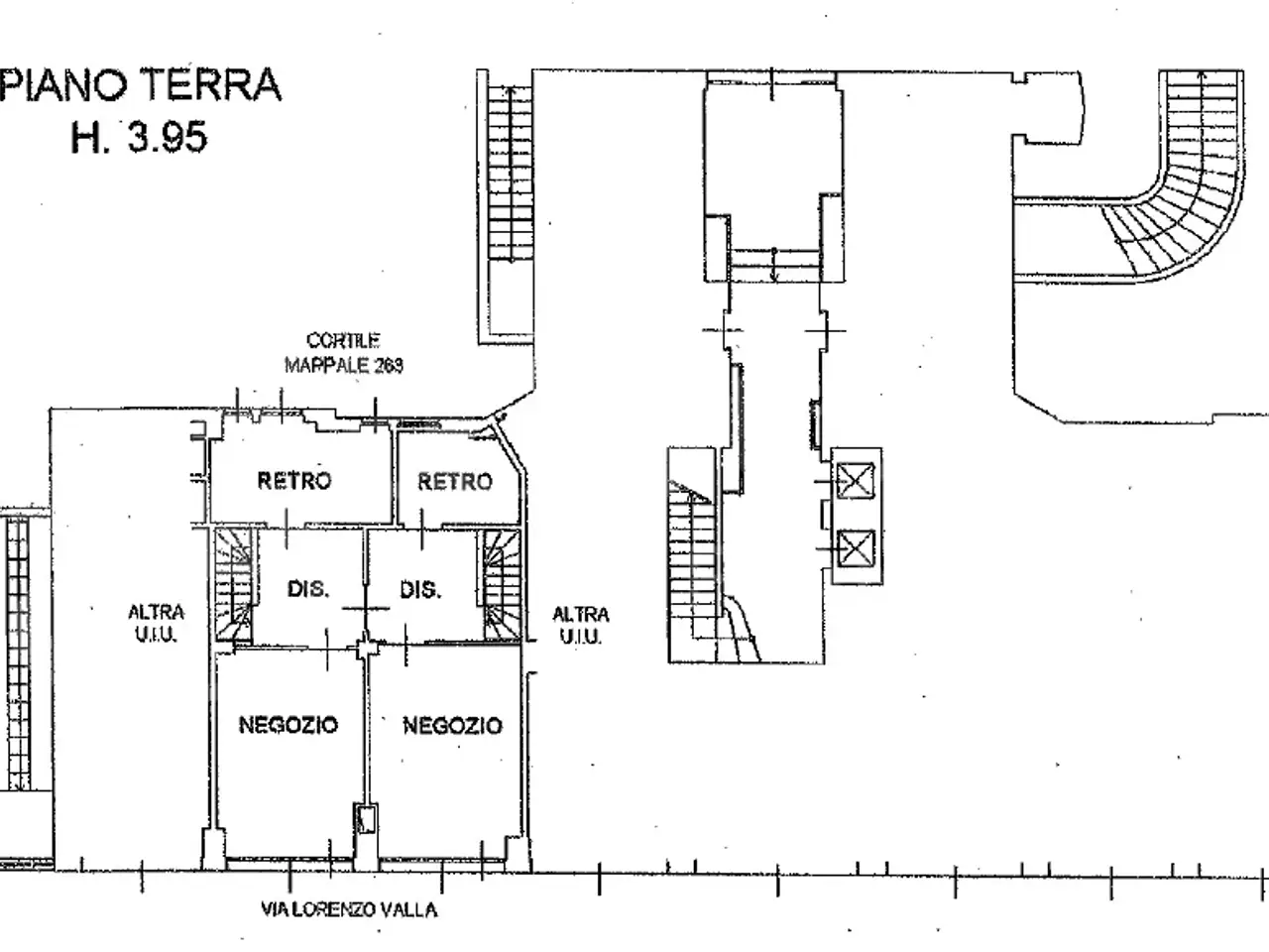 Negozio in Via Lorenzo Valla 25, Milano, {3} - Planimetria 1