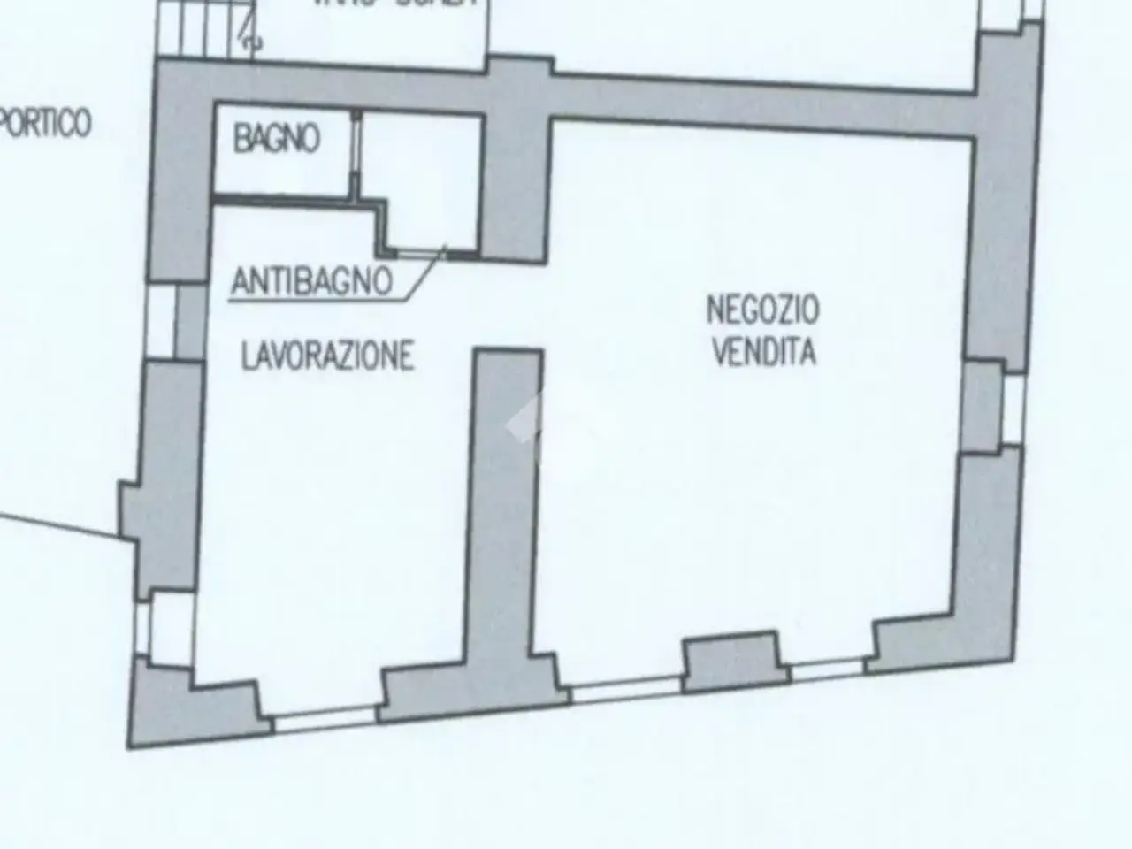 Negozio in Via della Resistenza, Trento, {3} - Planimetria 1
