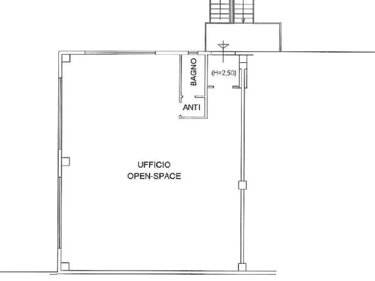 Ufficio in Via 1'Maggio 3, Granarolo Dell'Emilia, {3} - Planimetria 1