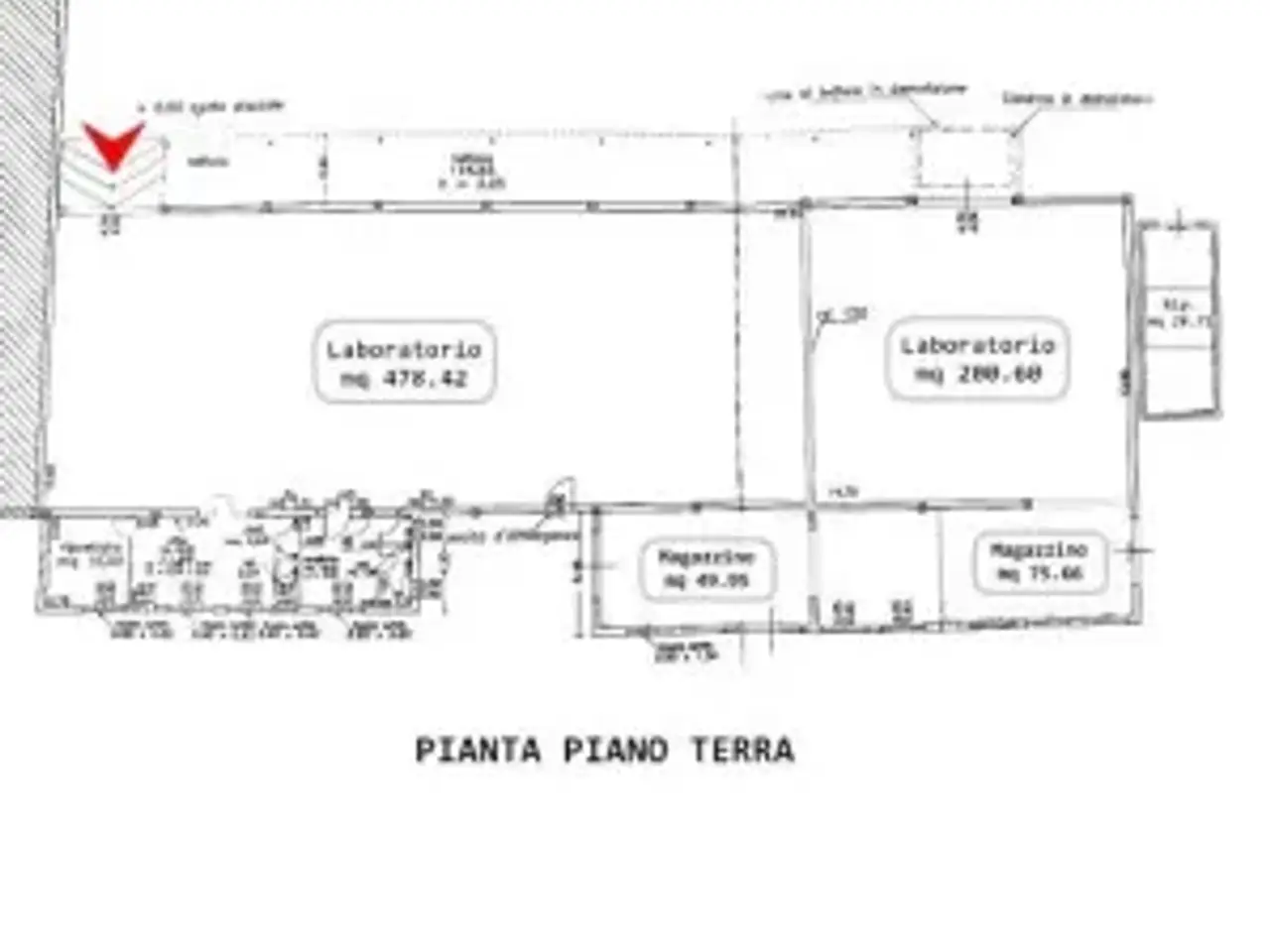 Capannone in Via Pianetta, San Leo, {3} - Planimetria 1