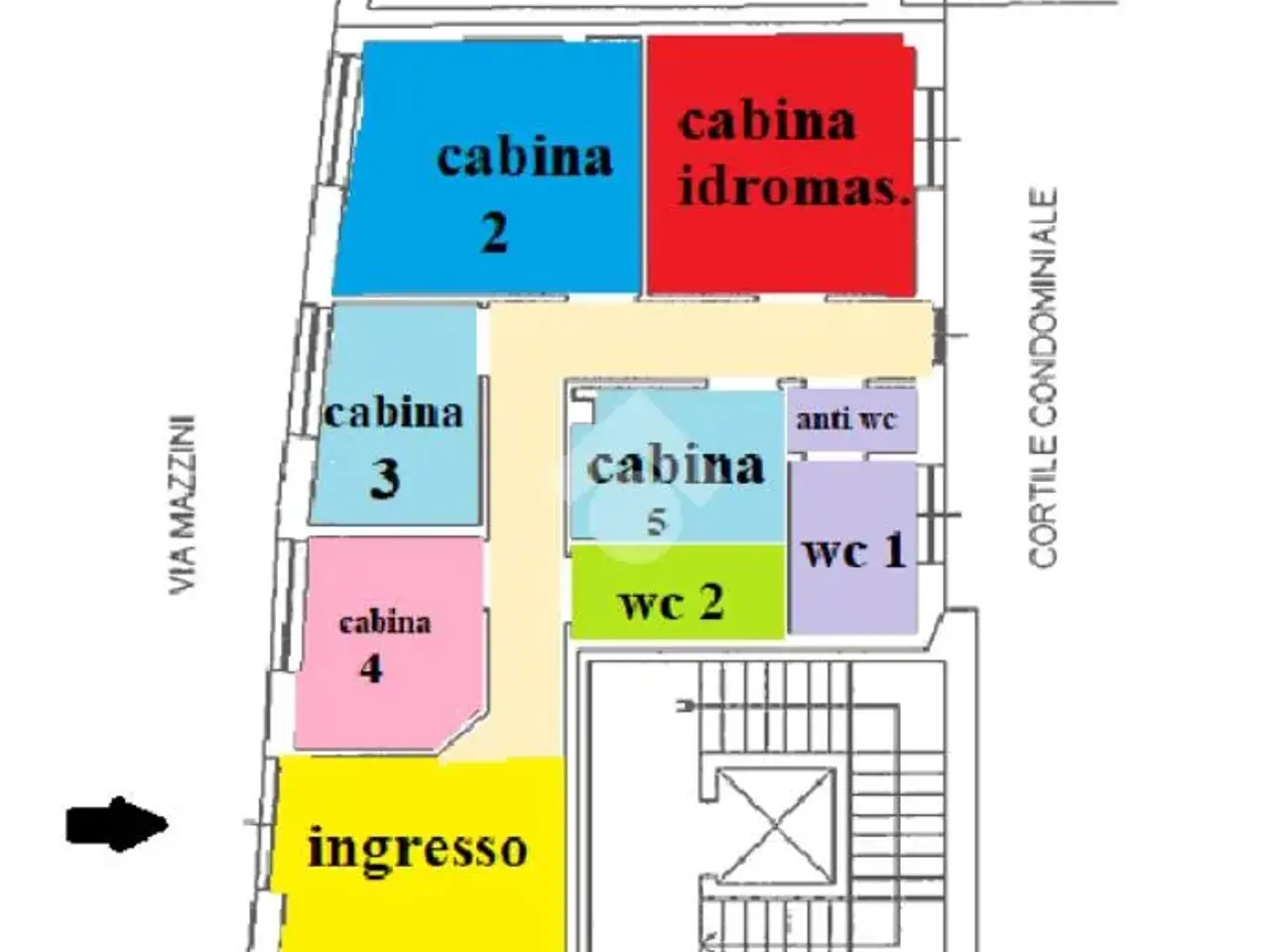 Negozio in Via Mazzini 142, Alessandria, {3} - Planimetria 1