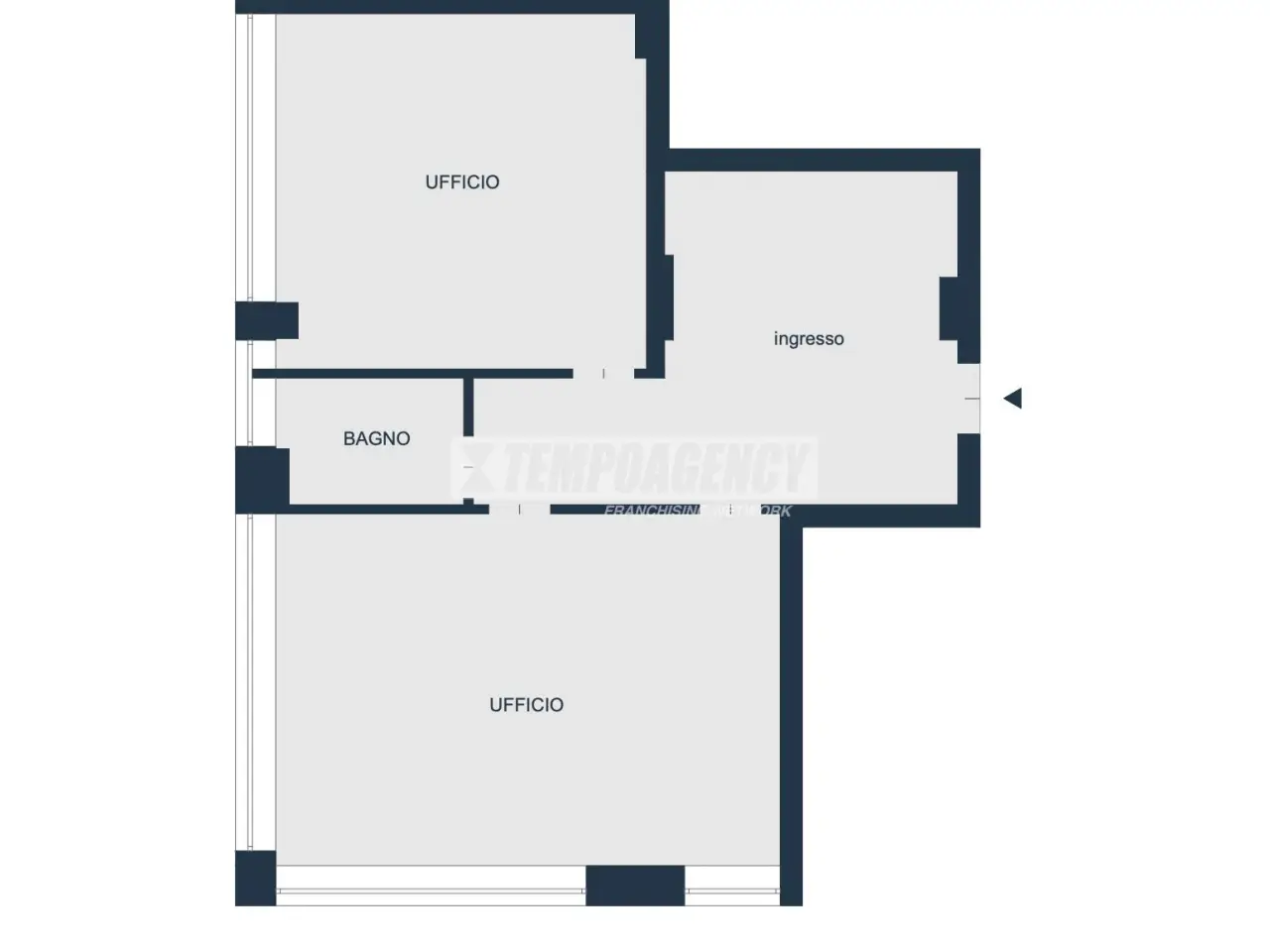 Ufficio in , Milano, {3} - Planimetria 1