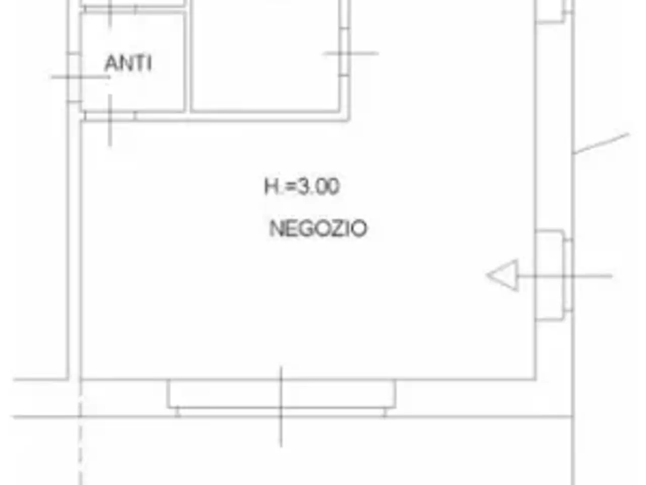 Negozio in Frazione Aurisina 149, Duino Aurisina, {3} - Planimetria 1