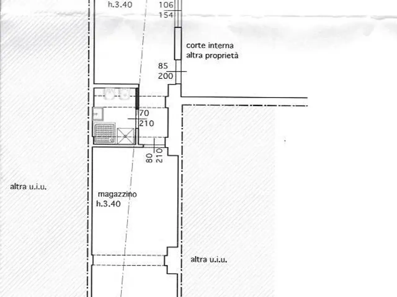 Magazzino in Via Santa Maria 1, Pisa, {3} - Planimetria 1