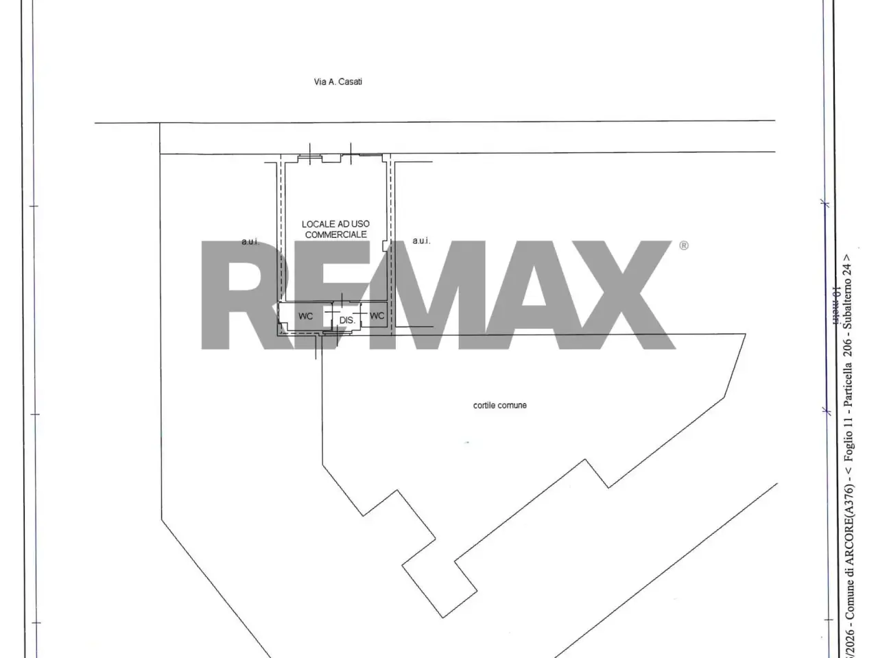 Negozio in Via Casati 81, Arcore, {3} - Planimetria 1