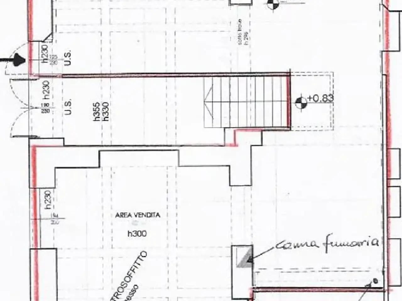 Negozio in Via Urbano Rattazzi 11, Torino, {3} - Planimetria 1