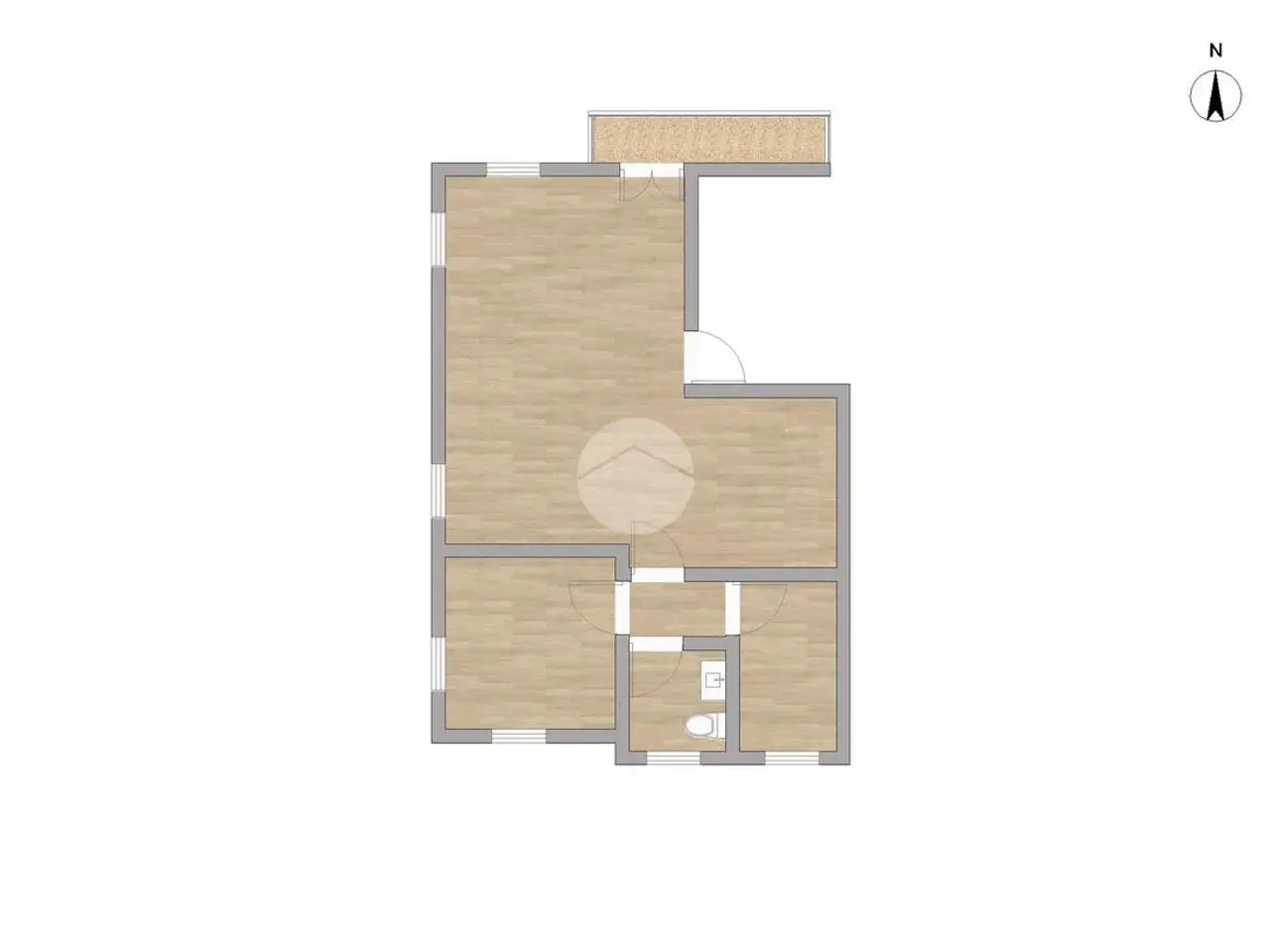 Ufficio in Via Vittorio Alfieri 4, Montichiari, {3} - Planimetria 1