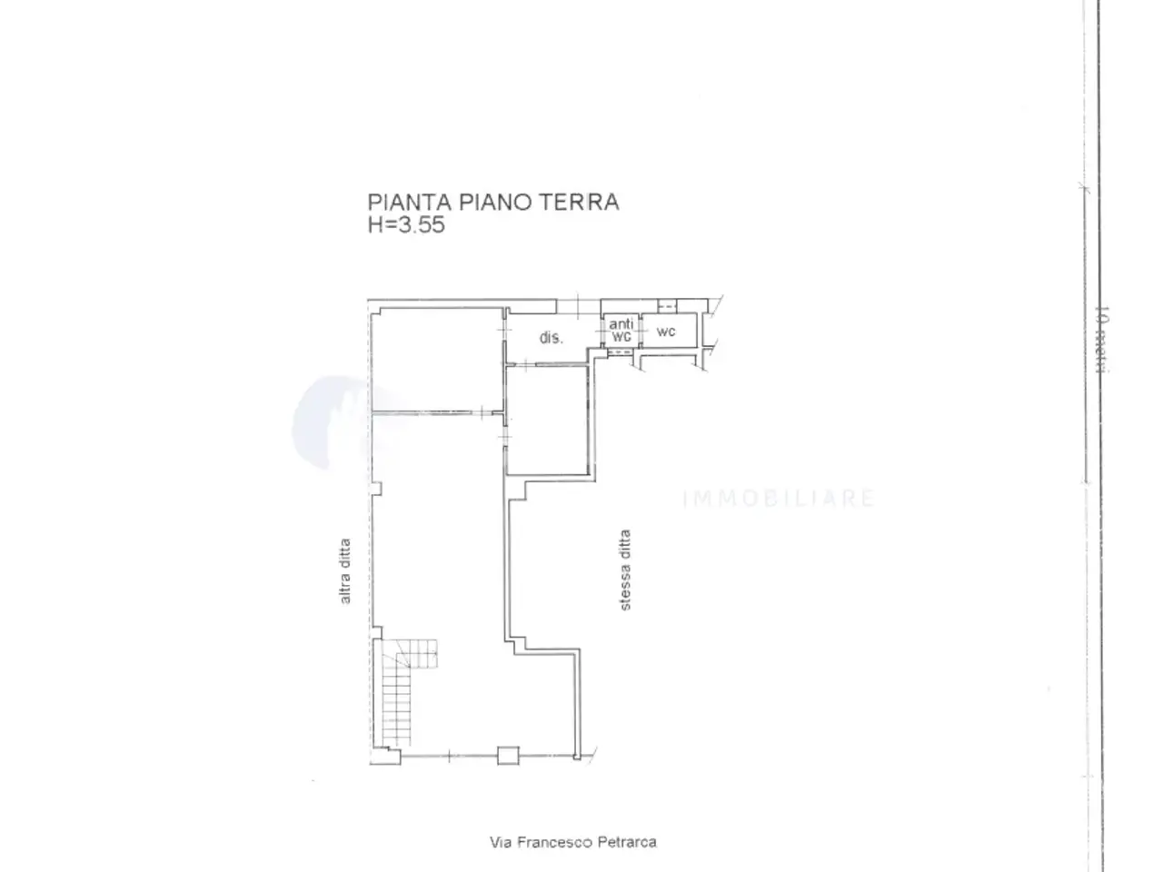Palazzina commerciale in Via Francesco Petrarca 12, Lecce, {3} - Planimetria 1