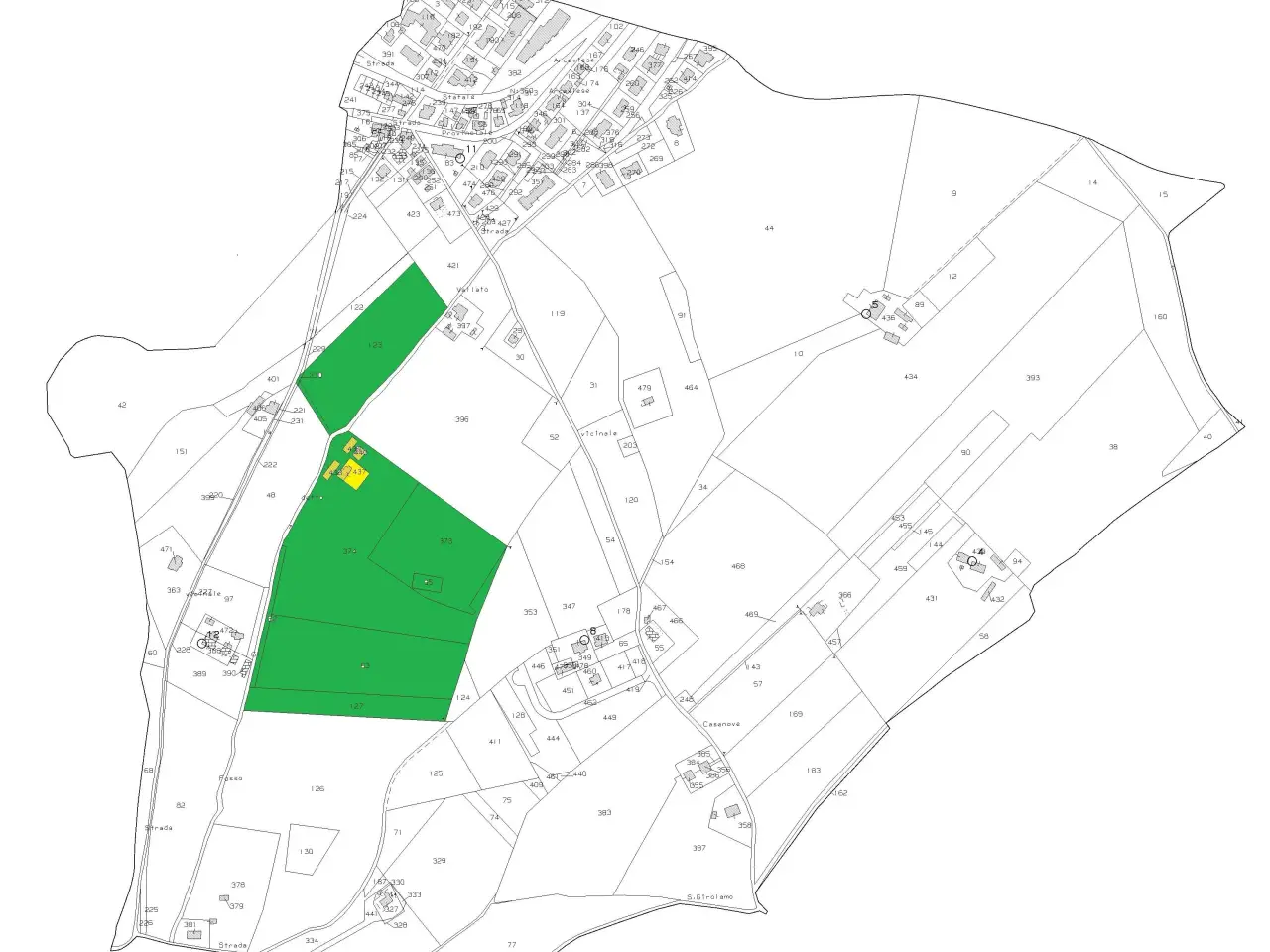 Locale commerciale in Via della Chiusa 9, Ostra, {3} - Planimetria 1