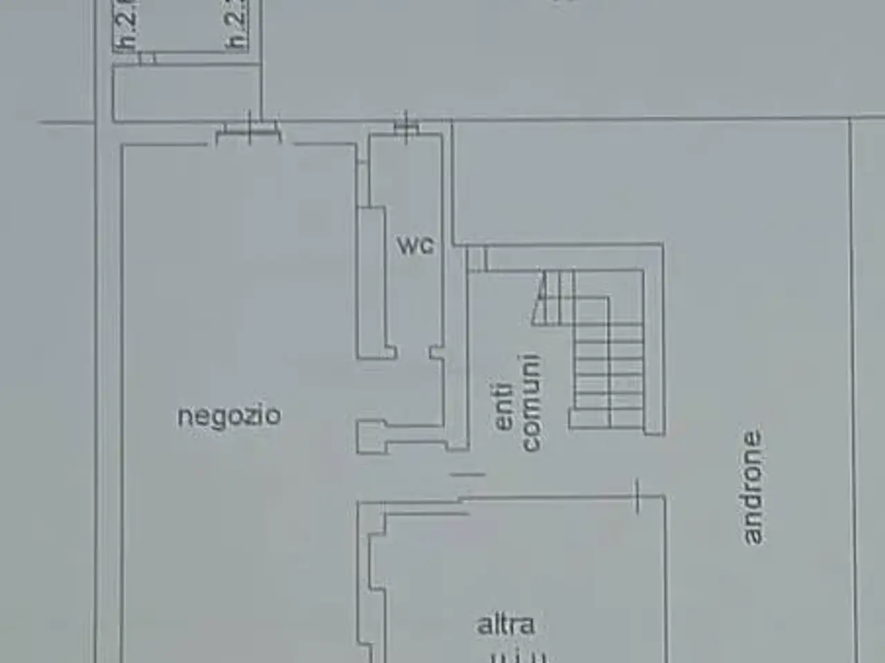 Negozio in Via Mazzini 79, Vimercate, {3} - Planimetria 1