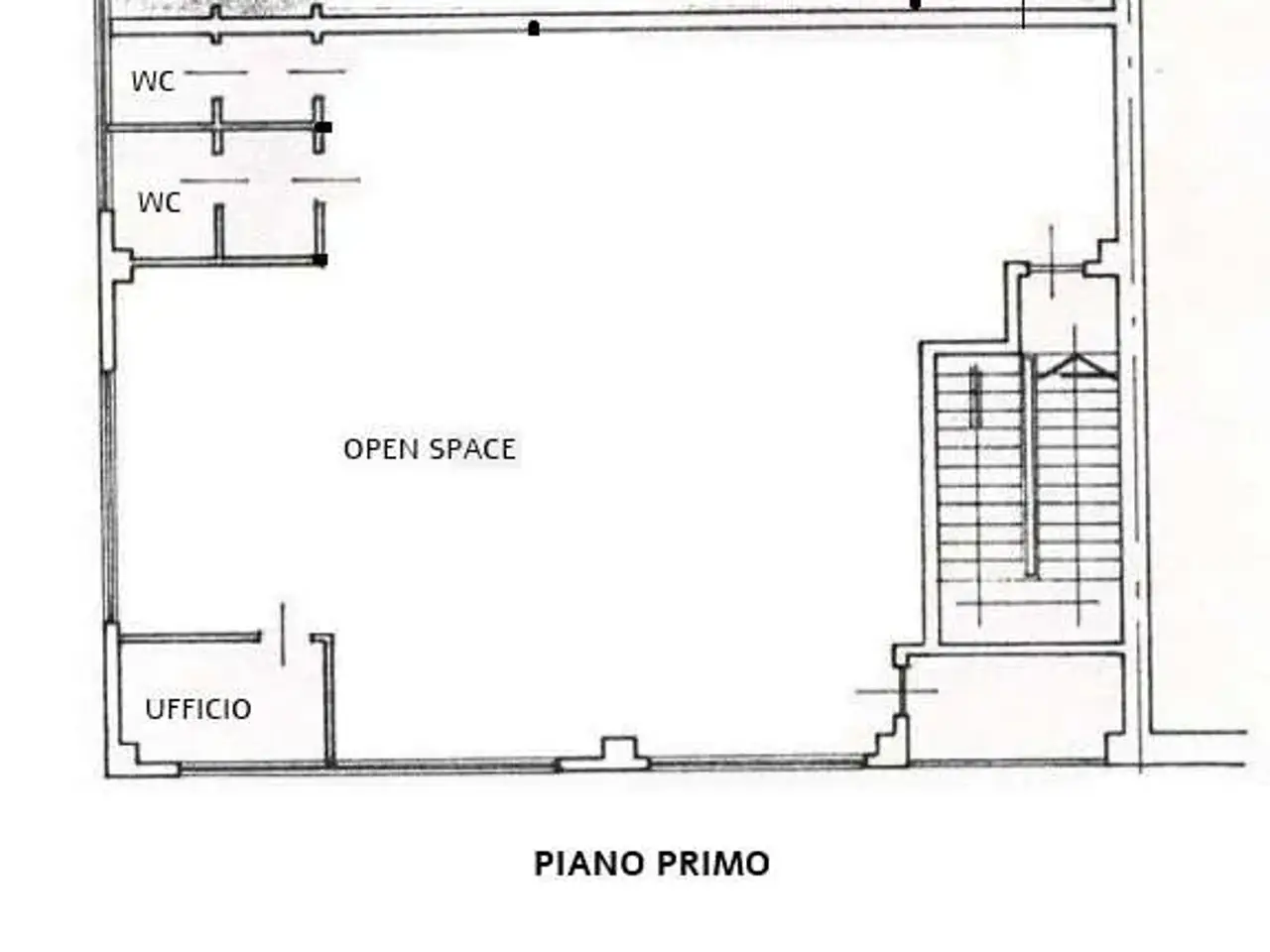 Palazzina commerciale in Via Collegno  45 Bis, Pianezza, {3} - Planimetria 1