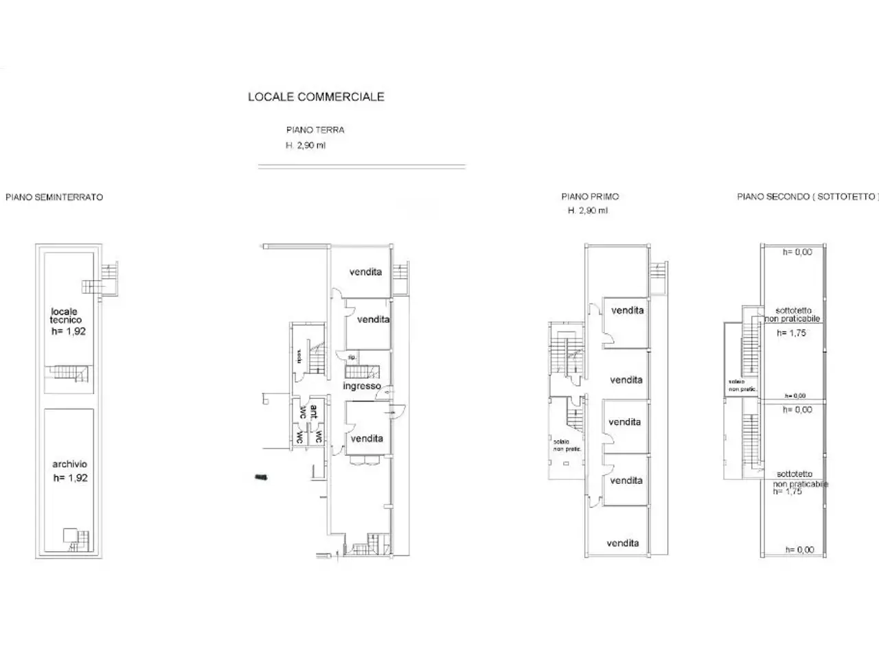 Capannone in Via Tavarnella Val di Pesa 34, Roma, {3} - Planimetria 1