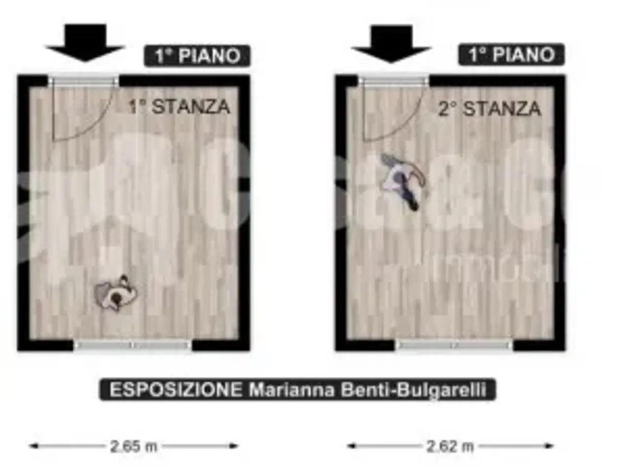 Stanza in studio medico in Piazza Marianna Benti Bulgarelli 32, Roma, {3} - Planimetria 1