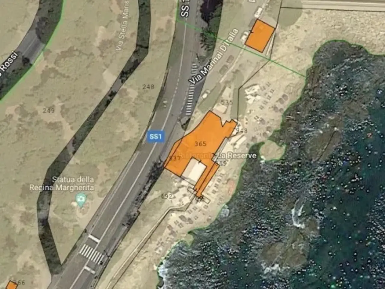 Stabilimento balneare in Via Arziglia 20, Bordighera, {3} - Planimetria 1