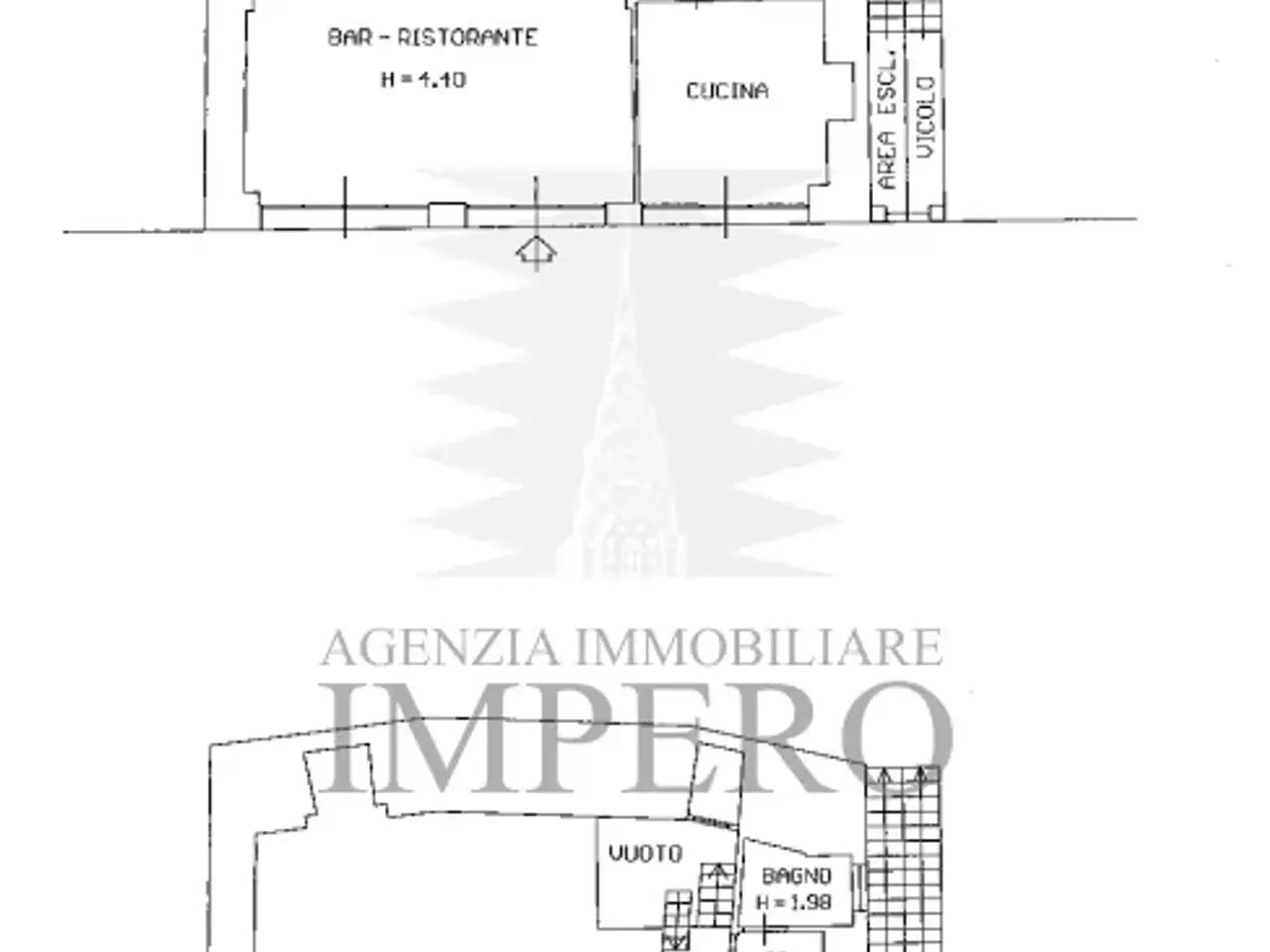 Ristorante in Via Romana 22, Bordighera, {3} - Planimetria 1