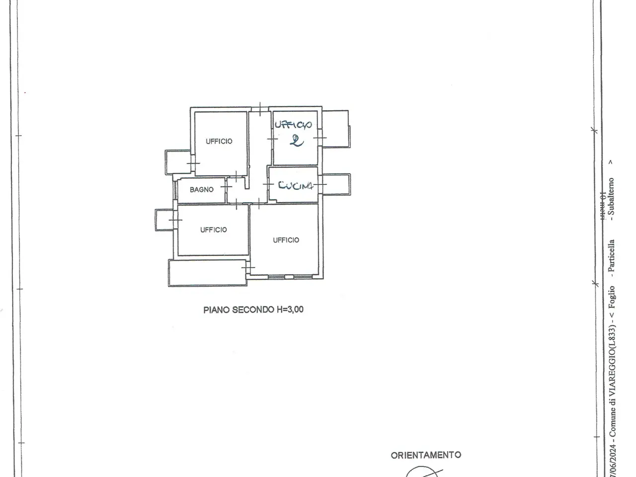 Ufficio in , Viareggio, {3} - Planimetria 1