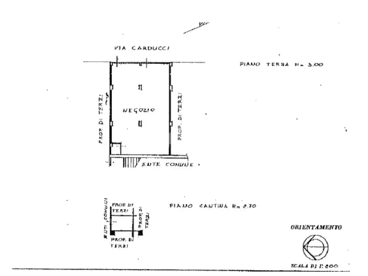 Negozio in Via G. Carducci 6, Lissone, {3} - Planimetria 1