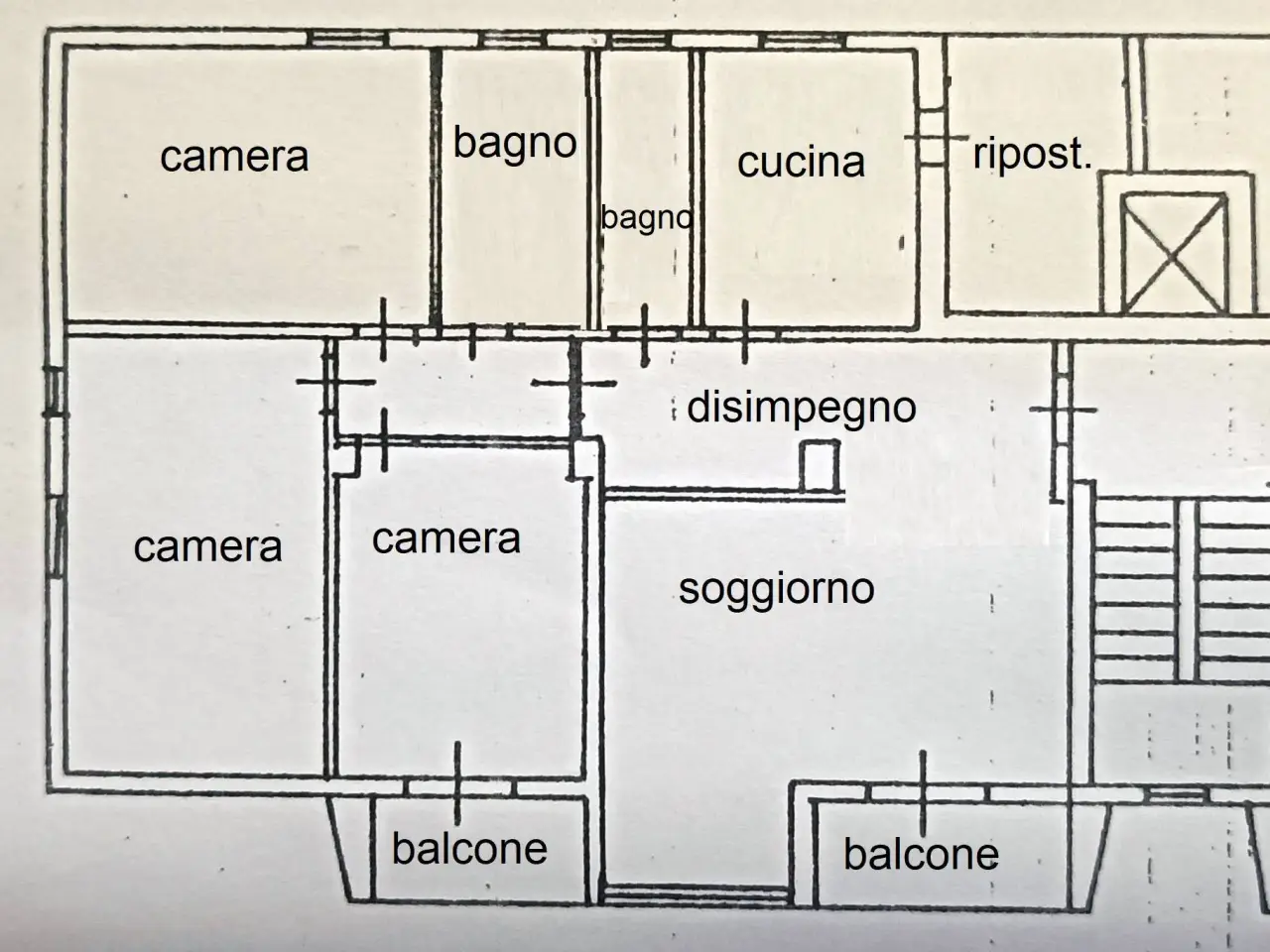 Quadrilocale in vendita, Via Roma 32, Mortara - Planimetria 1