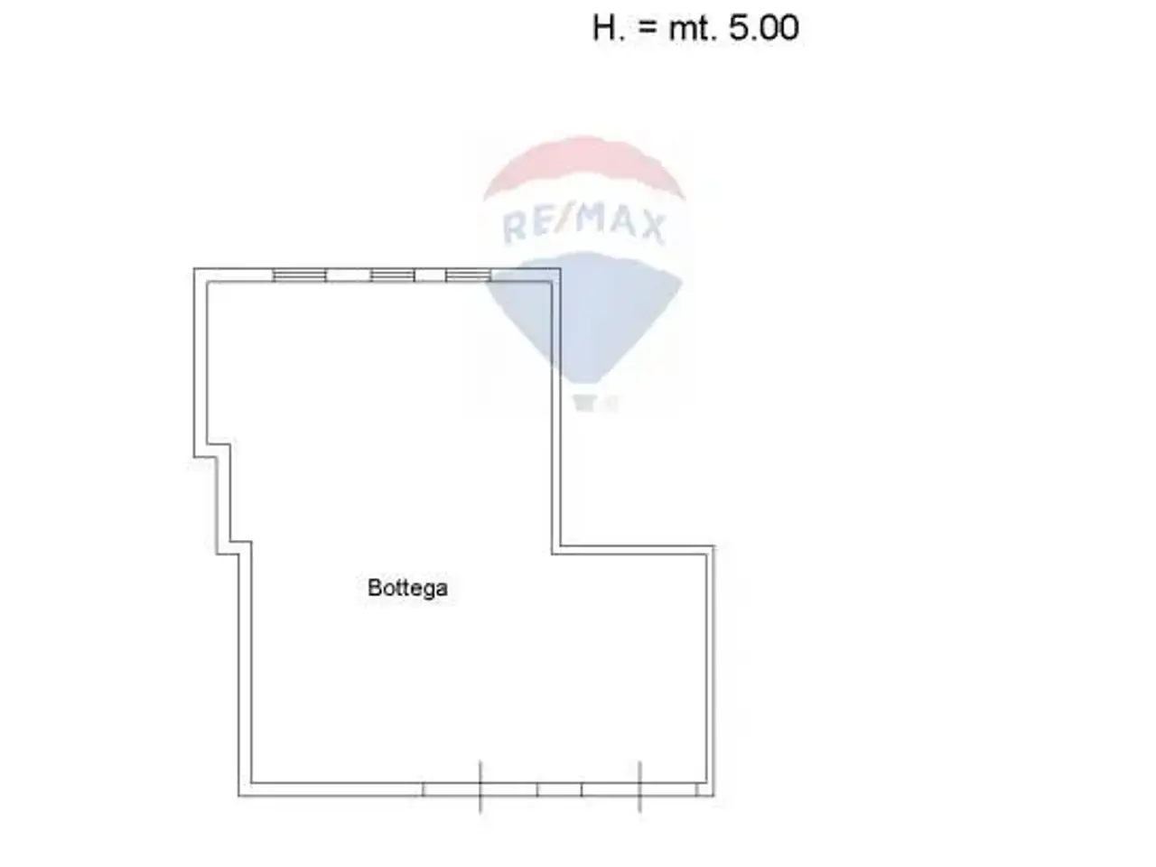Negozio in Via Siracusa 44, Francofonte, {3} - Planimetria 1