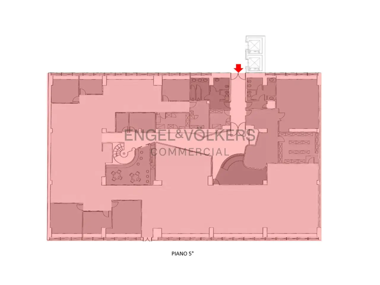 Ufficio in Viale Milanofiori, Assago, {3} - Planimetria 1