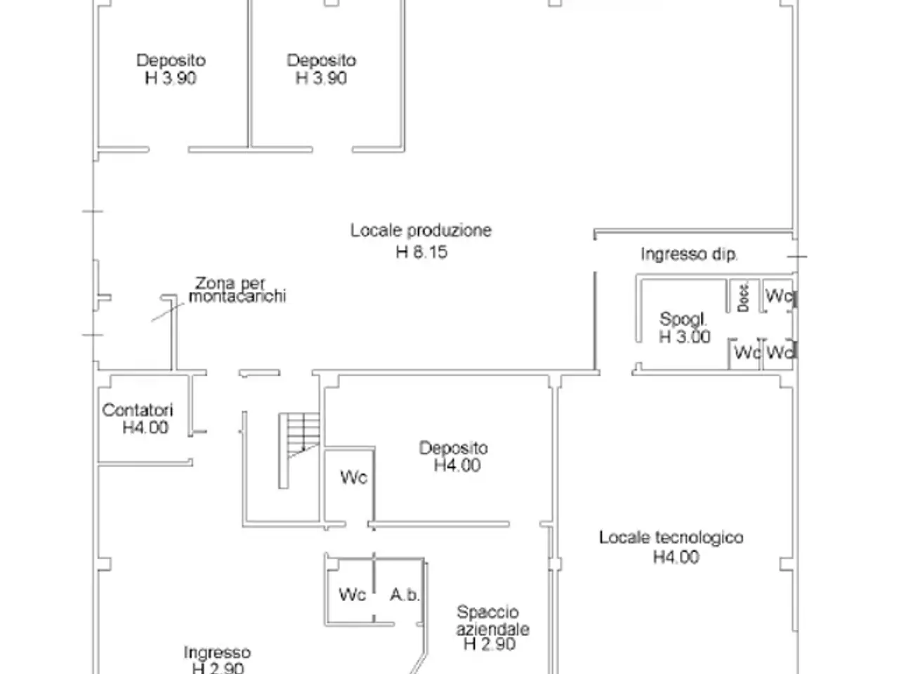 Capannone in Strada Regionale 211, Borgolavezzaro, {3} - Planimetria 1