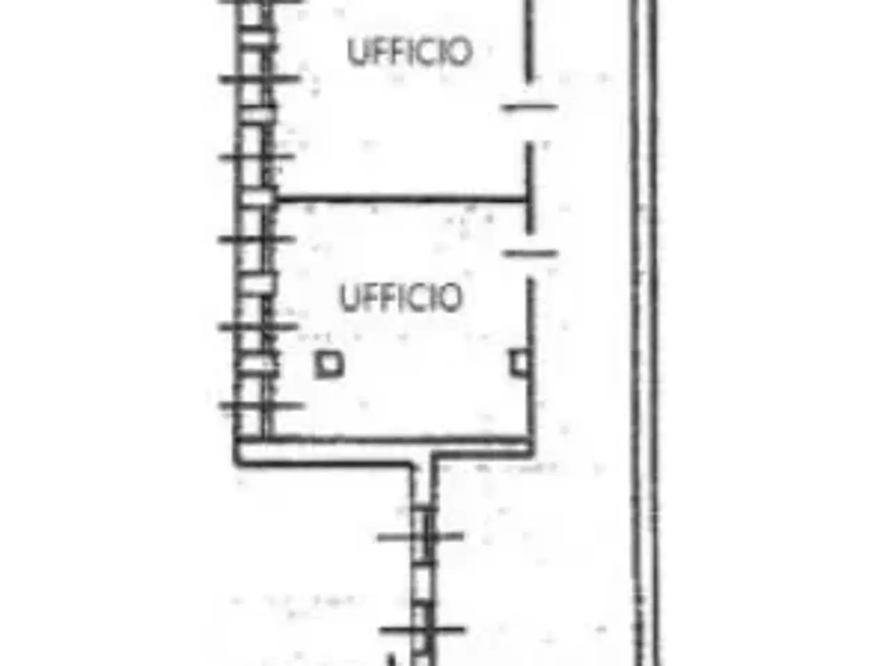 Ufficio in Via Fratelli Cairoli 9d, Lecco, {3} - Planimetria 1
