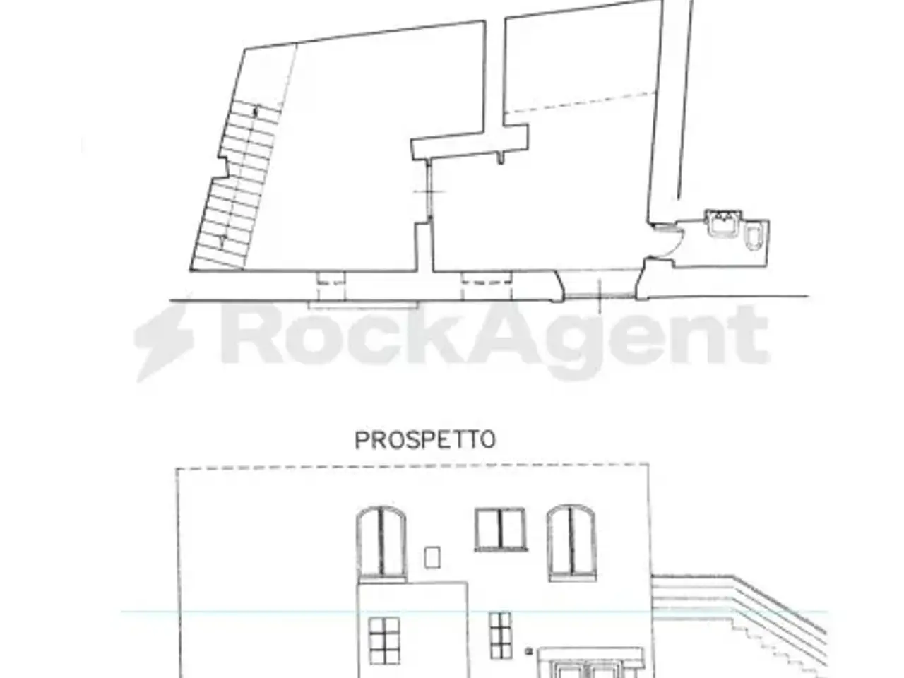 Magazzino in Via San Rocco 3, Viterbo, {3} - Planimetria 1