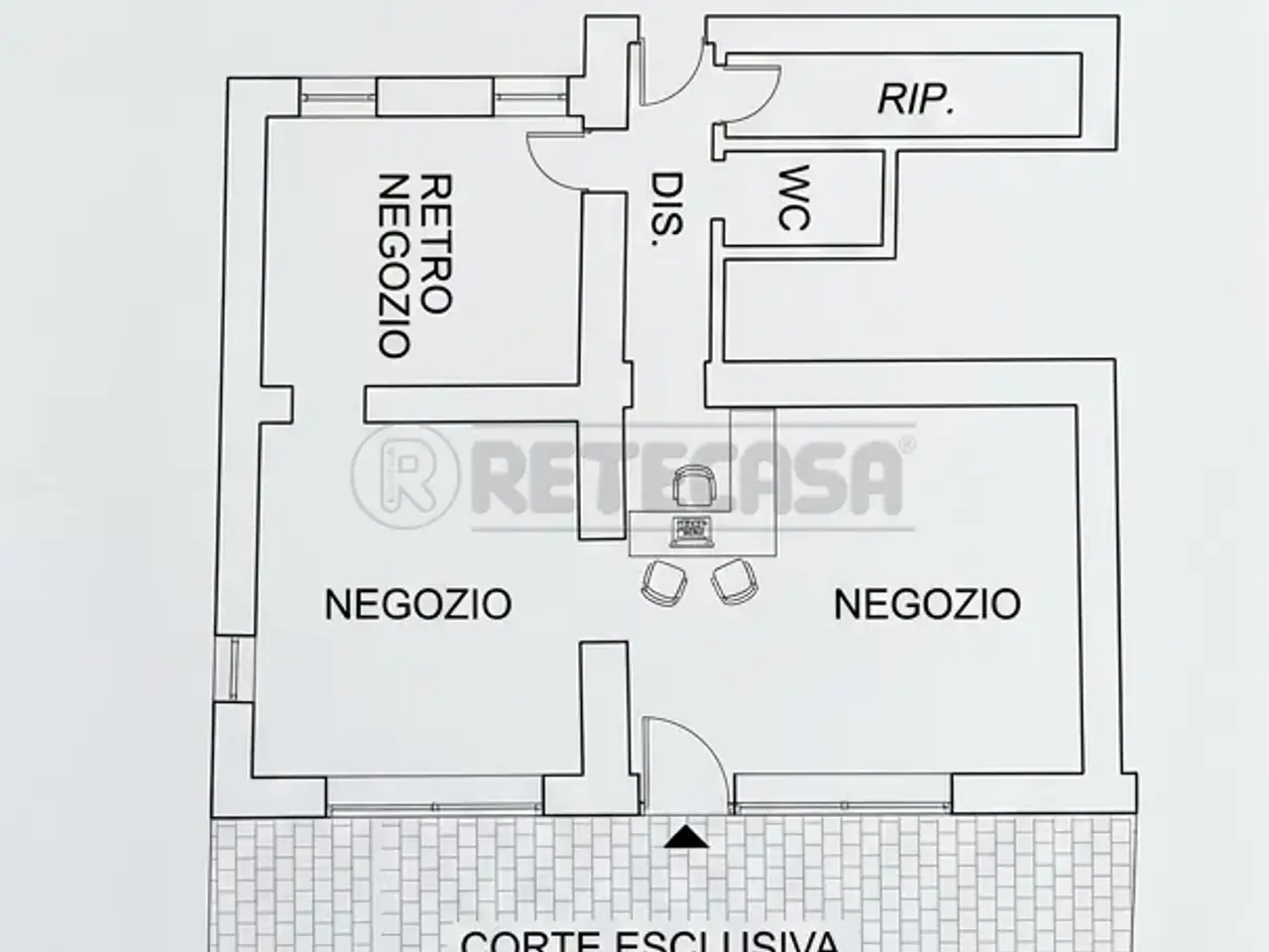 Palazzina commerciale in Via Riviera Berica 45, Barbarano Mossano, {3} - Planimetria 1
