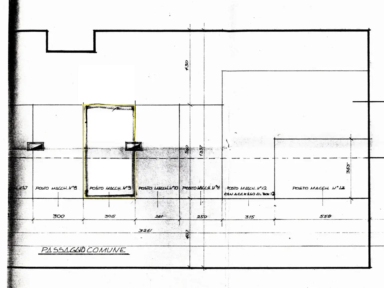 Parcheggio in Via Don Minzoni 14 R, Savona, {3} - Planimetria 1