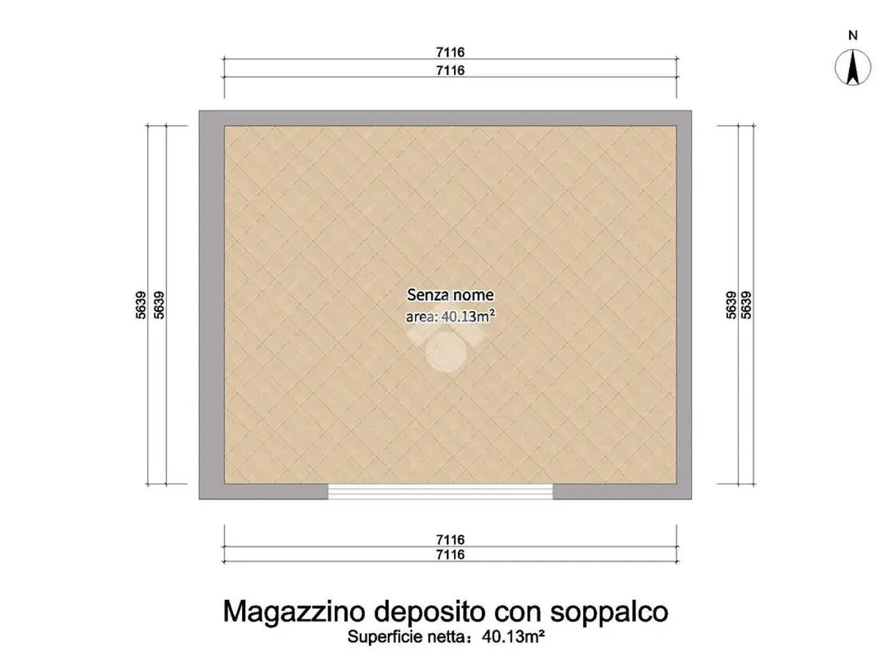 Magazzino in Via Giosuè Carducci, Corigliano-Rossano, {3} - Planimetria 1