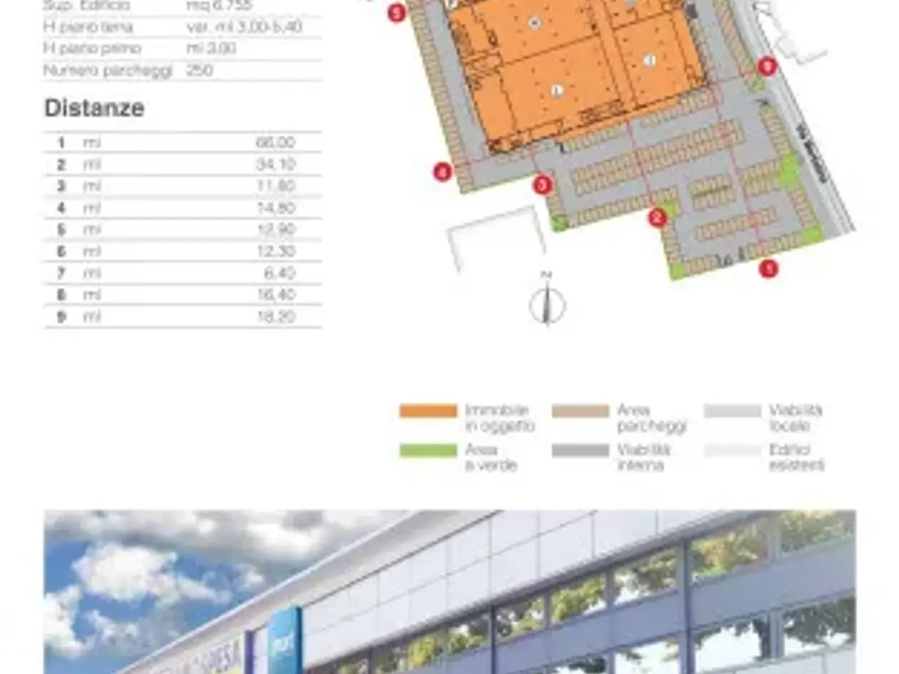 Ufficio in Via Emanuele Filiberto, Adria, {3} - Planimetria 1