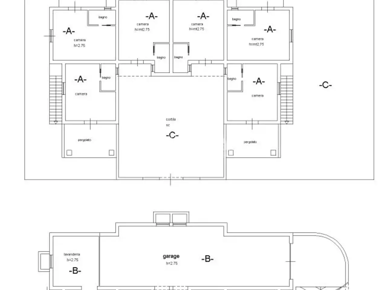 Albergo in Contrada Baldi 1, Muro Leccese, {3} - Planimetria 1