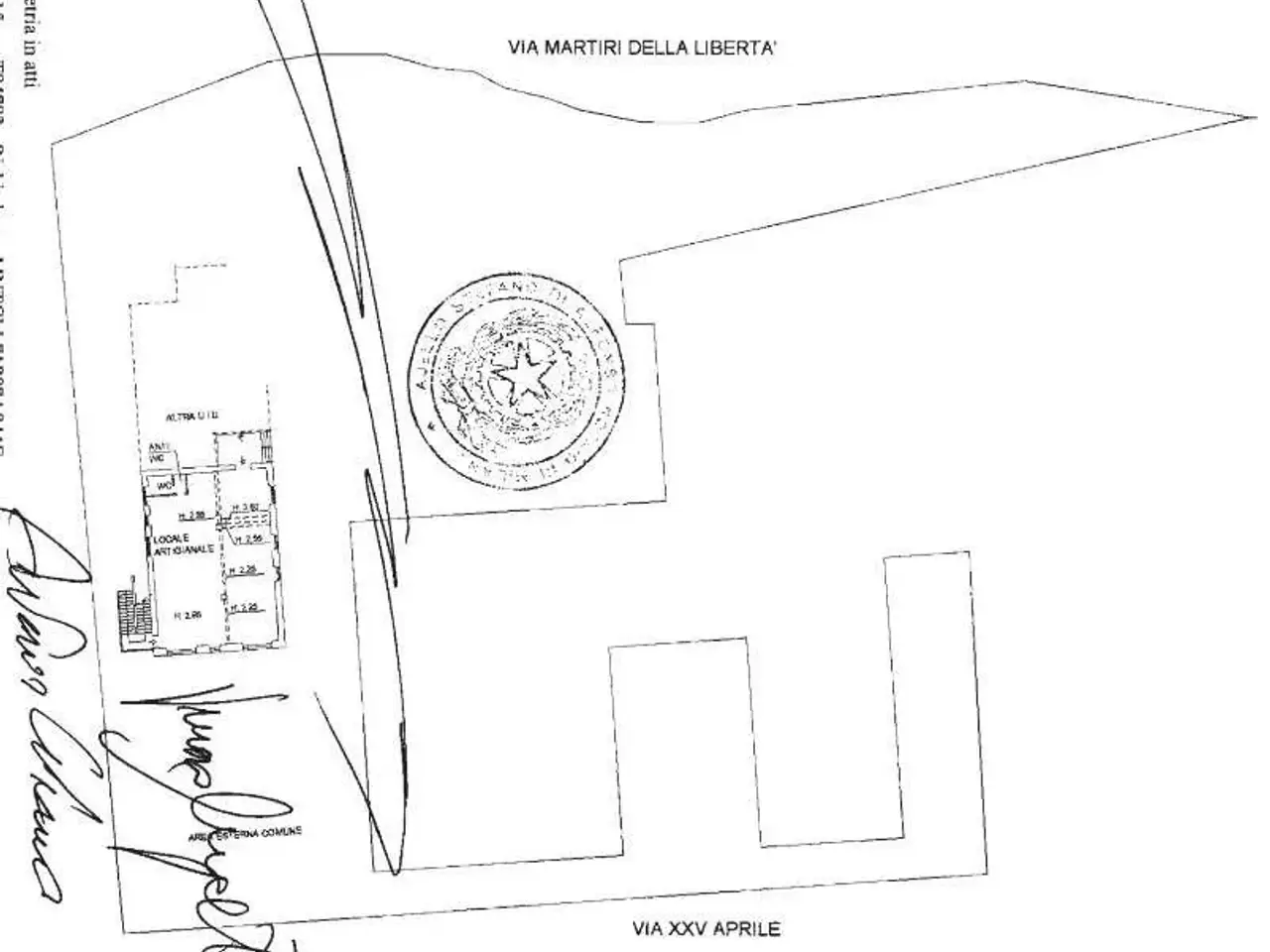 Ufficio in Via Martiri della Libertà 3, Castelfidardo, {3} - Planimetria 1