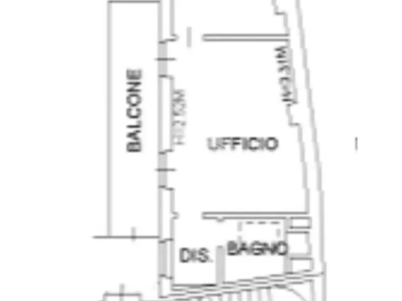 Ufficio in Via Andrea Verga, Treviglio, {3} - Planimetria 1