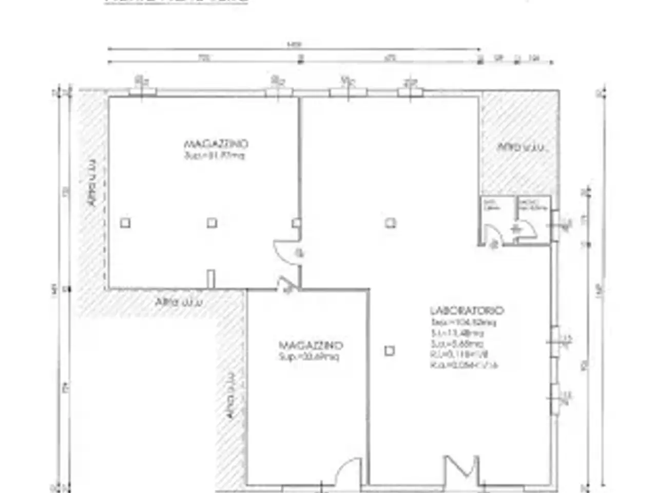 Negozio in Via Ramazzini 19, Carpi, {3} - Planimetria 1