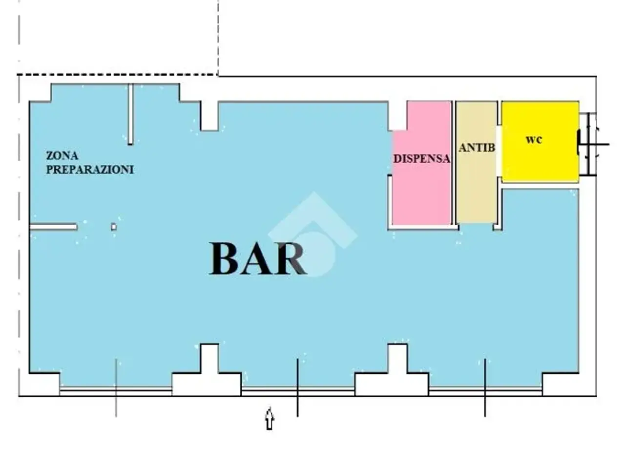 Negozio in Corso Alfonso Lamarmora 77, Alessandria, {3} - Planimetria 1